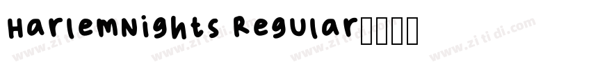 HarlemNights Regular字体转换
